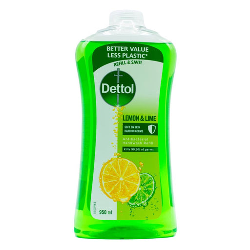 Dettol 950ml Liquid Hand Wash Refill Lemon Lime