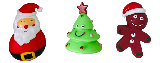 Dog Squeaky Christmas Toys - Assorted Single