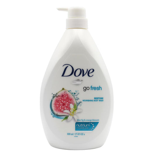 Dove Body Wash 800ml Blue Fig & Orange
