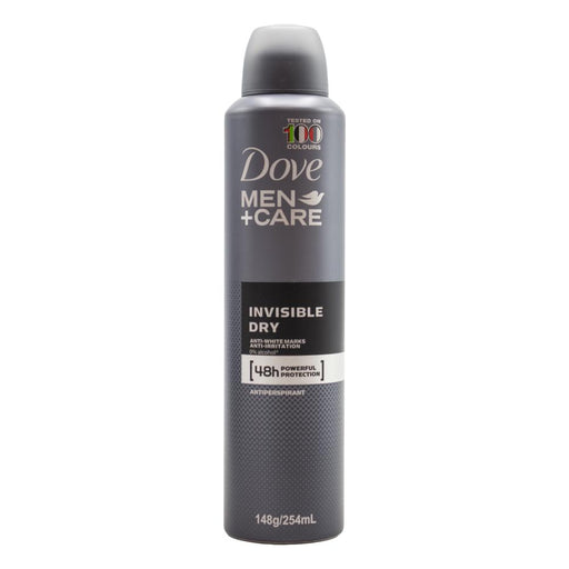 Dove Mens Care Deodorant Antiperspirant Invisible Dry Anti White Marks 254ml / 148g