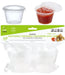 Dressing / Sauce Containers 120mls With Lids 10PK