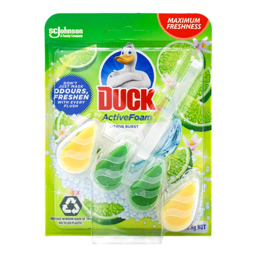Duck Toilet Cage Active Foam Citrus Burst