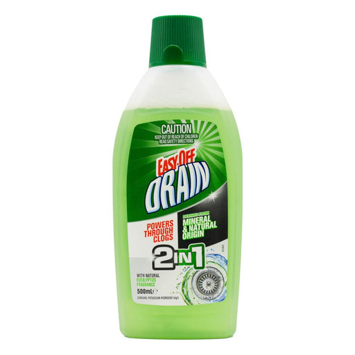 Easy Off Bam Drain 2-In-1 Cleaner 500mL
