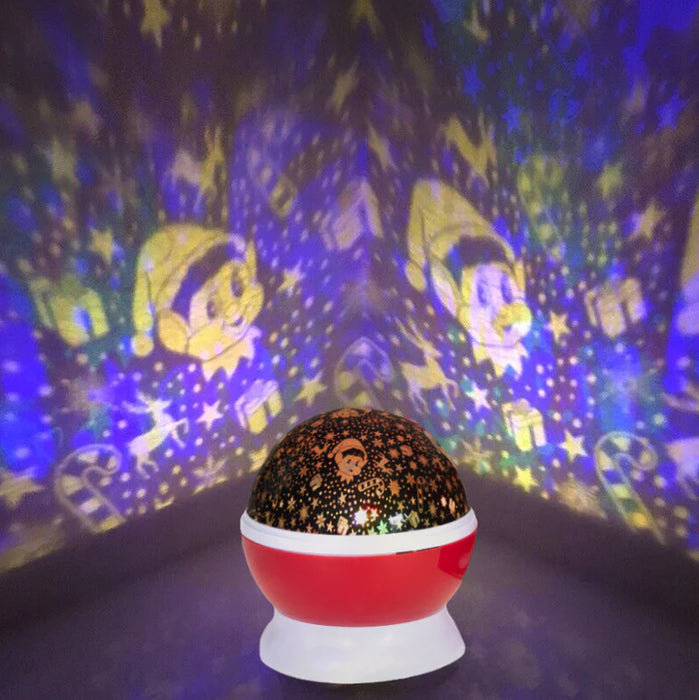 Elf Moving LED Ceiling Projector Christmas Night Light