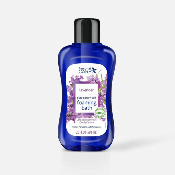 Epsom Salts Foaming Bath Lavender Oil 591ml
