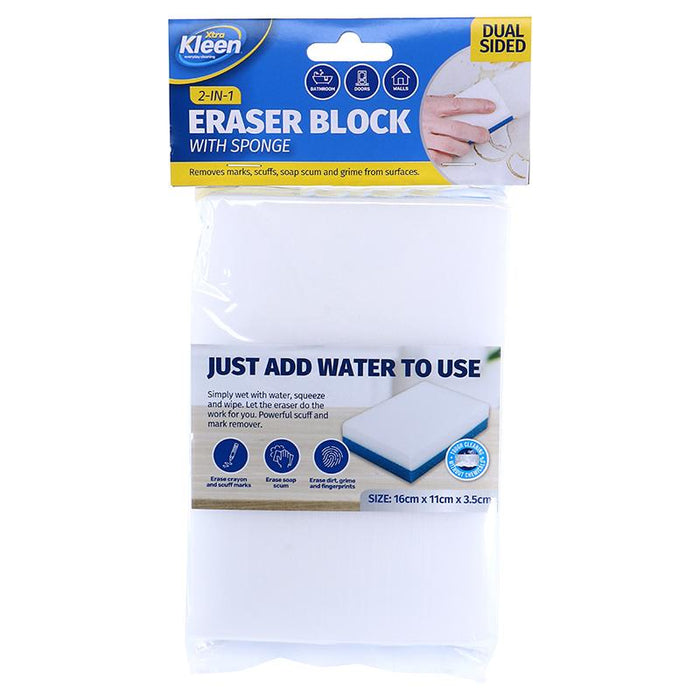 Eraser Block With Sponge 2 in 1