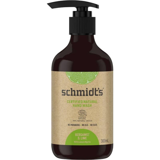 Schmidt's Hand Wash Natural Bergamot & Lime 300ml