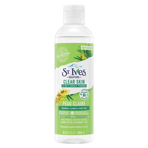 St Ives Clear Skin 3 In 1 Daily Toner 250ml