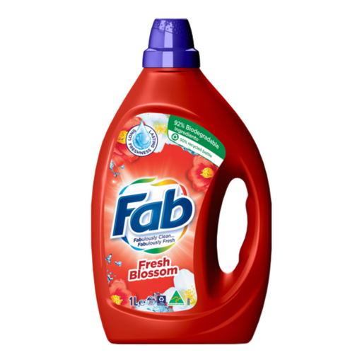 Fab Laundry Liquid Fresh Blossoms 1L