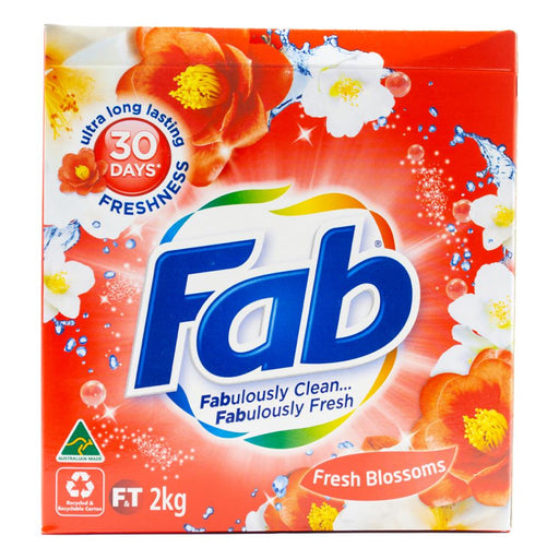 Fab Laundry Washing Powder Fresh Blossoms 2kg