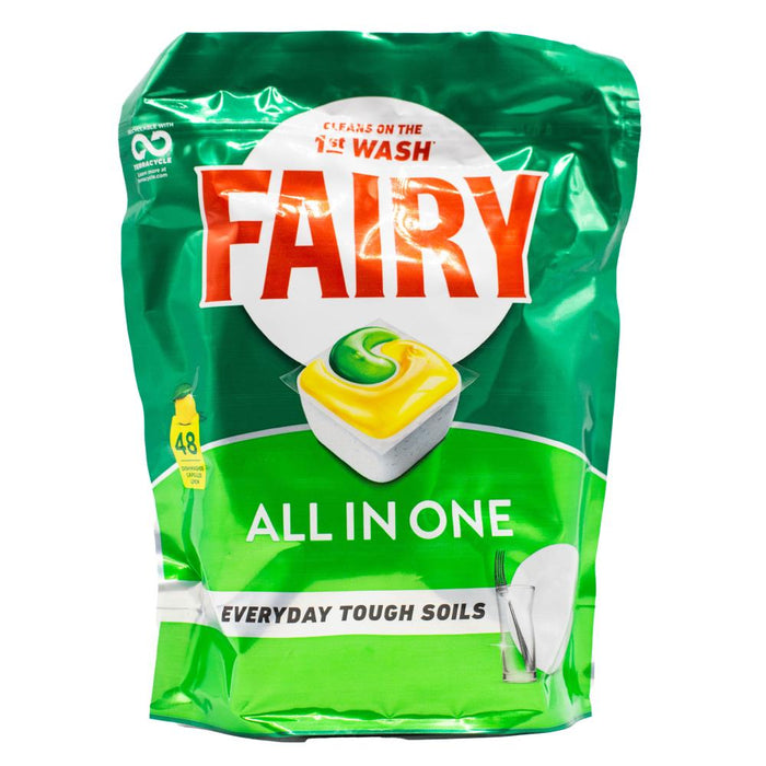 Fairy All In One Dishwashing Tablets 48 PK