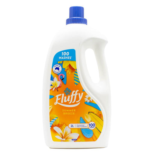 Fluffy Fabric Softener 2 Litre Concentrated Summer Breeze