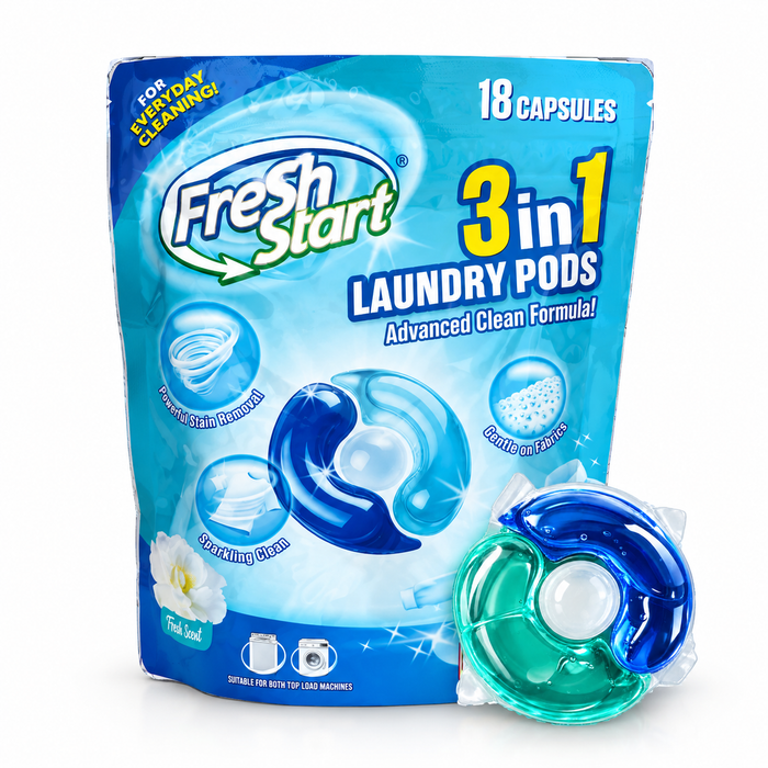 Advanced Formula Fresh Start Laundry Capsules 18PK