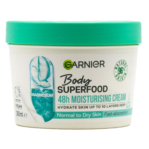 Garnier Body Superfood Aloe Vera & Magnesium Nourishing Cream 380ml