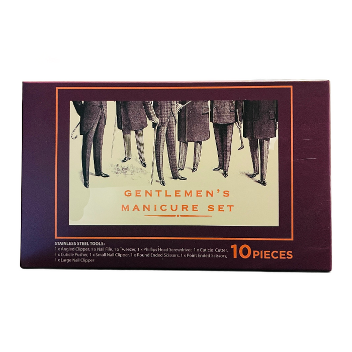 Gentlemen's Manicure Set 10PCE