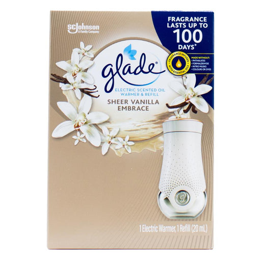 Glade Electric Scented Oil Warmer & Refill Sheer Vanilla Embrace
