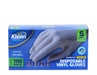 Gloves Powder Free Disposable - Vinyl - Clear - Small 100pk