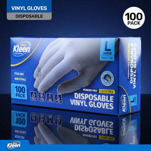 Gloves Powder Free Disposable 100PK - LARGE