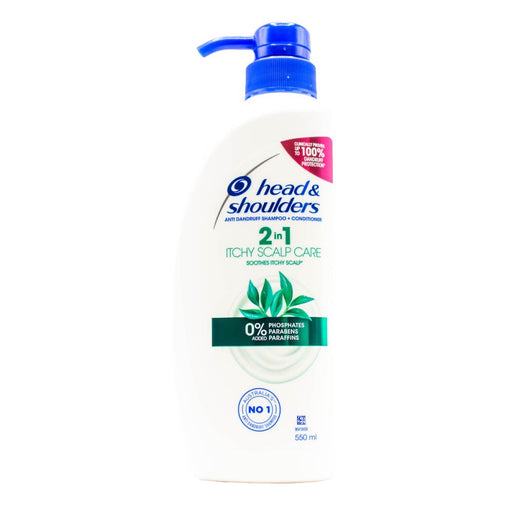 Head & Shoulders Itchy Scalp Care 2in1 Shampoo + Conditioner 550ml