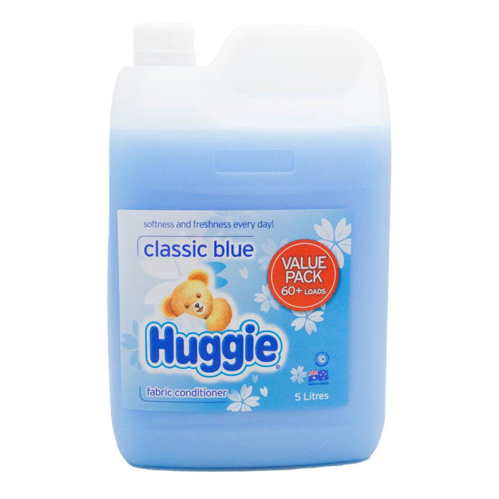 Huggie Classic Blue Fabric Conditioner 5L 60+ Loads