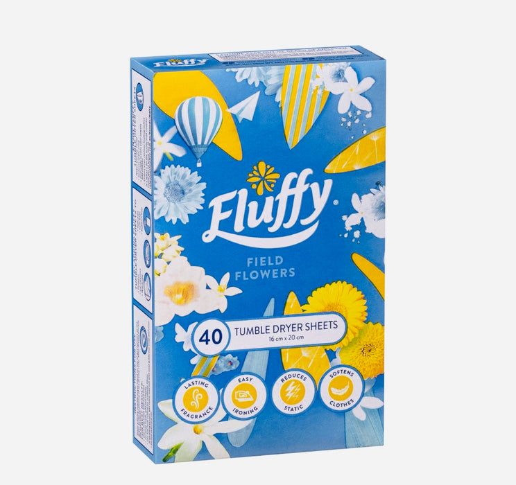 Fluffy Tumble Dryer Sheets - Field Flowers