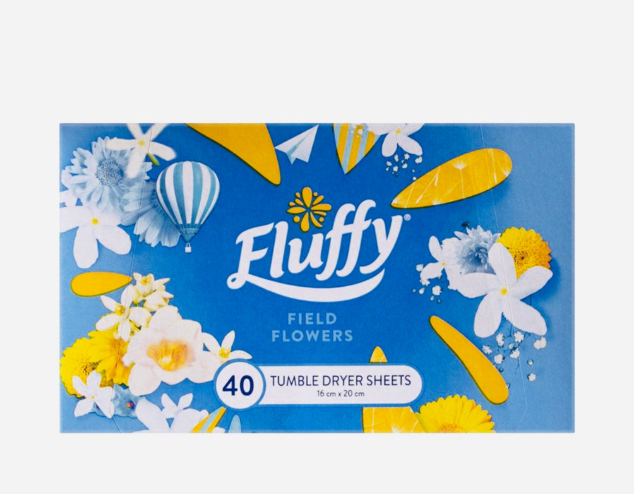 Fluffy Tumble Dryer Sheets - Field Flowers