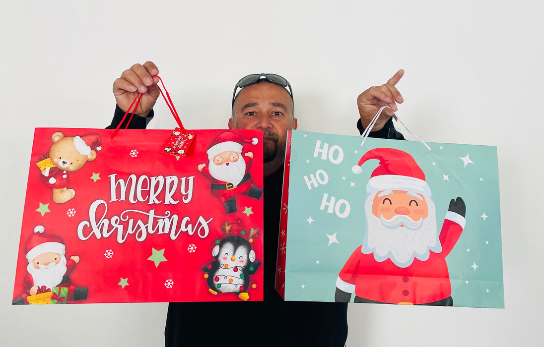 Extra Large Christmas Gift Bags - Assorted Designs