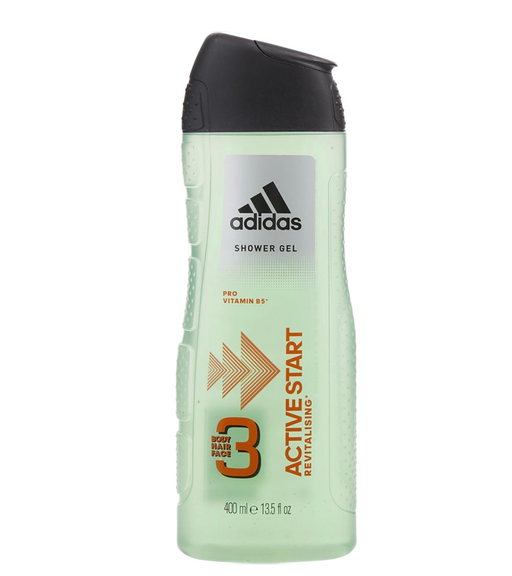 Adidas Shower Gel Body Wash 400ml - Active Start