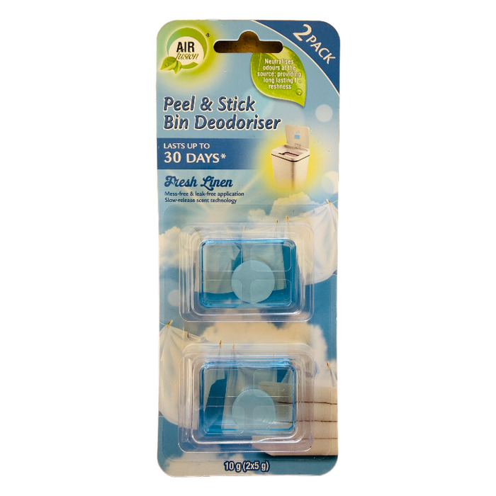 Air Fusion Bin Freshener - Fresh Linen 2PK