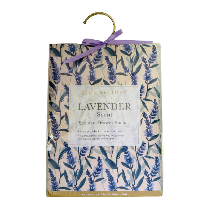 Drawer Liner & Wardrobe Hanging Sachet - Lavender
