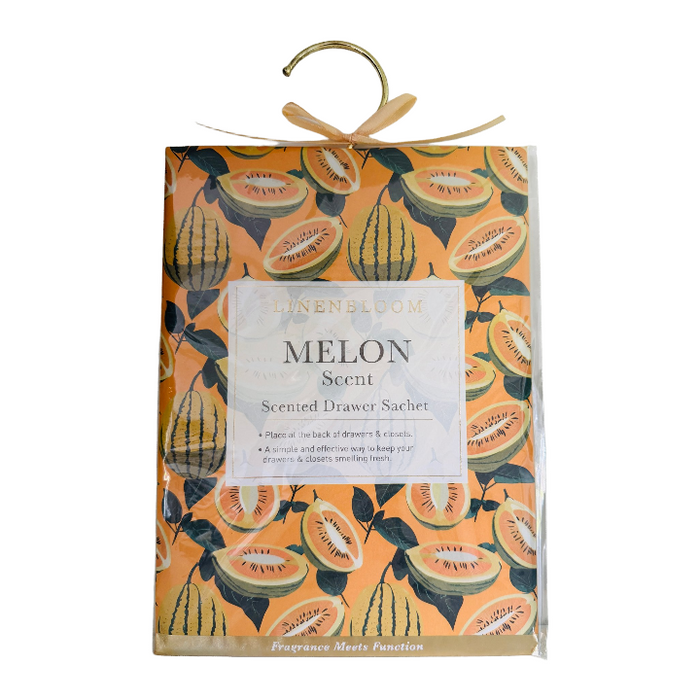Drawer Liner & Wardrobe Hanging Sachet - Melon