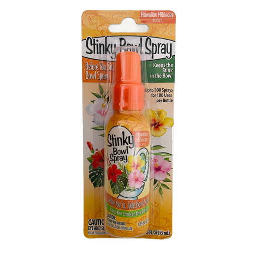 Stinky Bowl Pre Toilet Spray - Hawaiian Hibiscus Scent