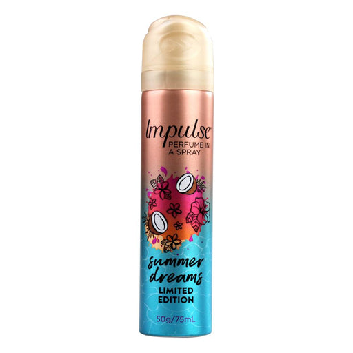 Impulse Body Spray Summer Dreams Limited Edition 75ml