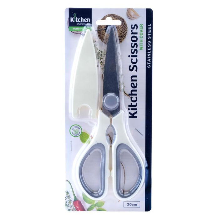 Kitchen Stainless Steel Scissors With Cover