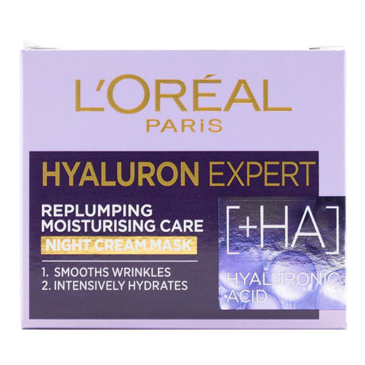 Loreal 50ml Hyaluron Expert Replumping Moisturising Night Cream Mask