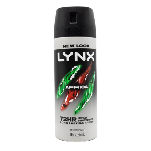 Lynx Antiperspirant 72 Hour Sweat Protection Africa 165ml