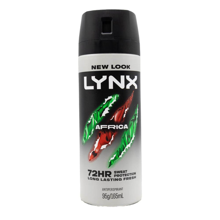 Lynx Antiperspirant 72 Hour Sweat Protection Africa 165ml