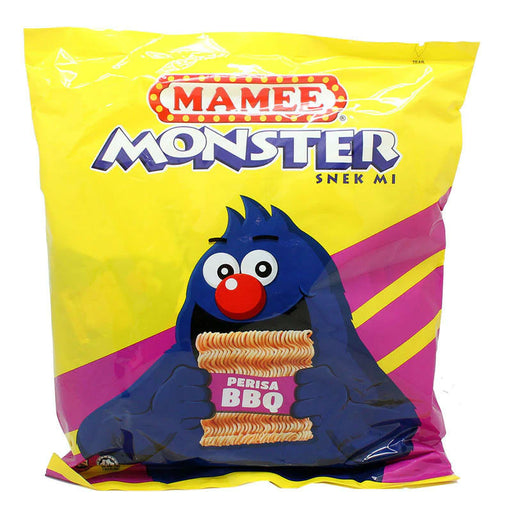 Mamee Monster Noodle Snack BBQ Flavour 8 pack