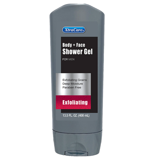Men’s Exfoliating Face & Body Shower Gel 400ml