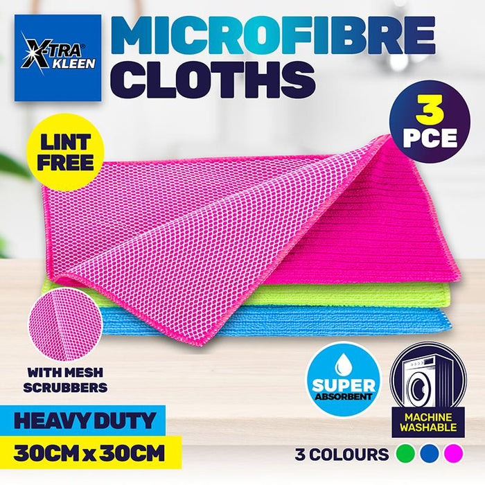 Microfibre Cloths 3 Pack