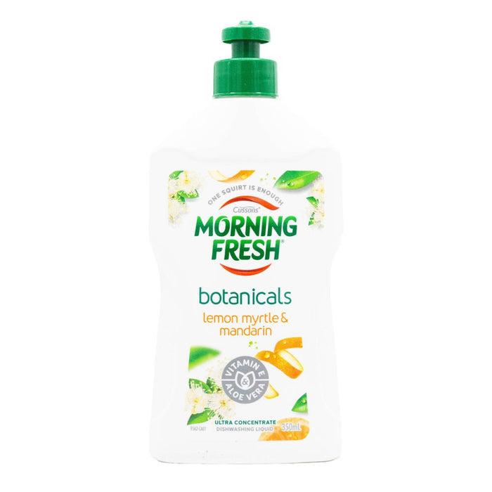 Morning Fresh 350ml Dishwashing Liquid Botanicals Ultra Concentrate Lemon Myrtle & Mandarin