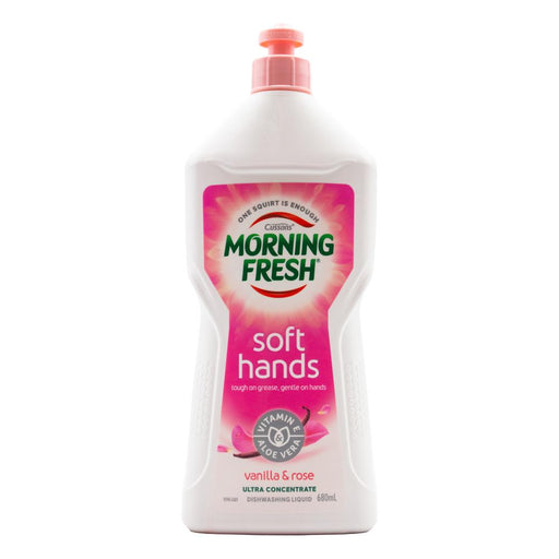 Morning Fresh Soft Hands Dishwashing Liquid Vanilla & Rose 680ml