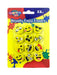 Novelty Emoji Erasers 12PK