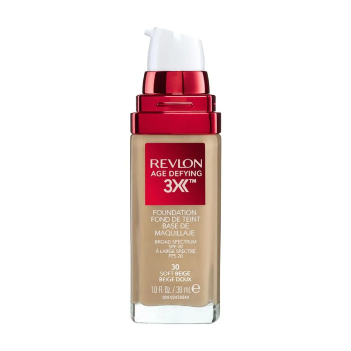 Revlon Age Defying 3X Foundation 30ml - Soft Beige 30