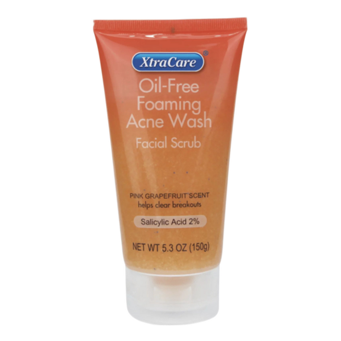 Oil Free Foaming Facial Scrub – Pink Grapefruit