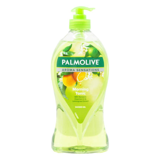 Palmolive 750ml Shower Gel Morning Tonic With Mandarin Essential Oil And Lemongrass Extract