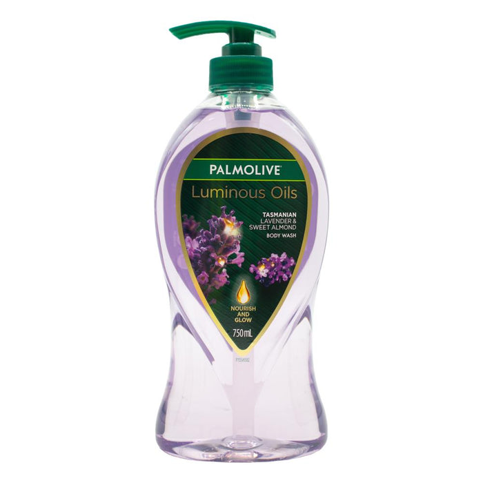 Palmolive Body Wash 750ml Luminous Oils Tasmanian Lavender & Sweet Almond