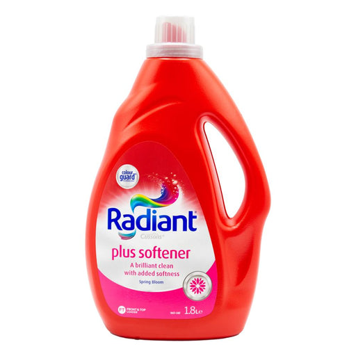 Radiant Laundry Liquid Plus Fabric Softener Spring Bloom 1.8 Litre
