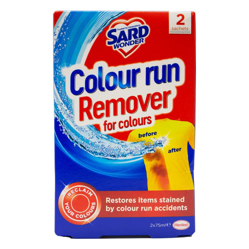 Sard Colour Run Remover for Colours 2 x 75 ml Sachets