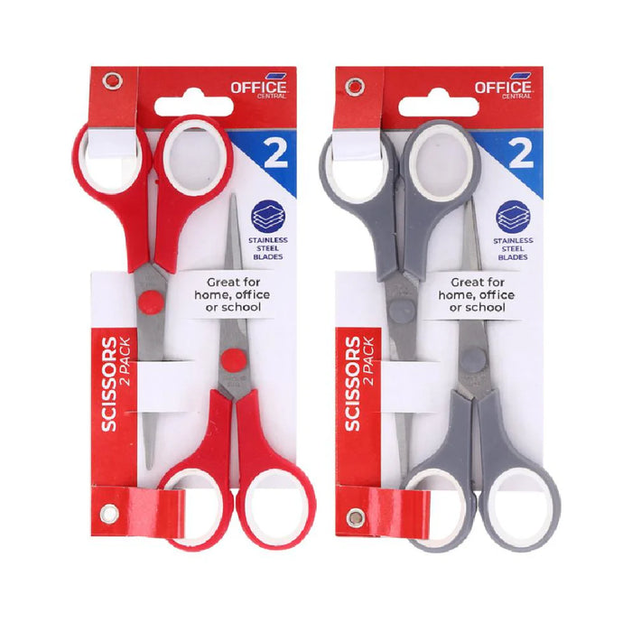 Scissors Stainless Steel 14cm 2pk